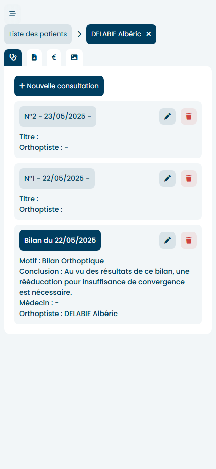 Interface de stockage sécurisé sur tablette verticale